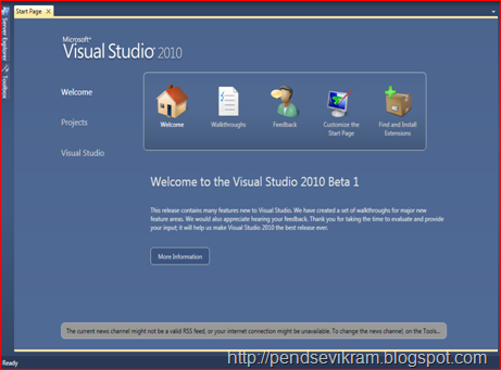 Explore .NET with Vikram Pendse: Visual Studio 2010 : A total “New ...